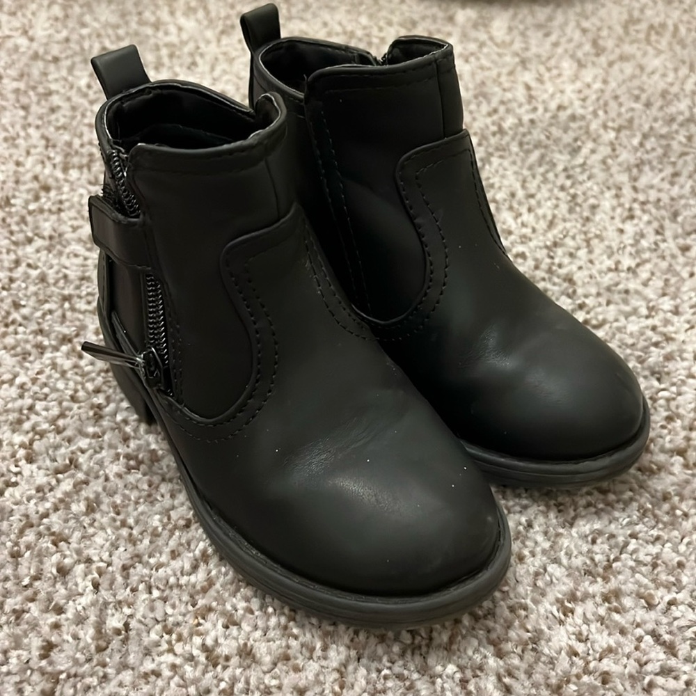 Black wonder nation toddler boots